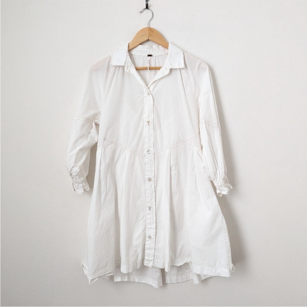 Free People Hannah Poplin mini dress